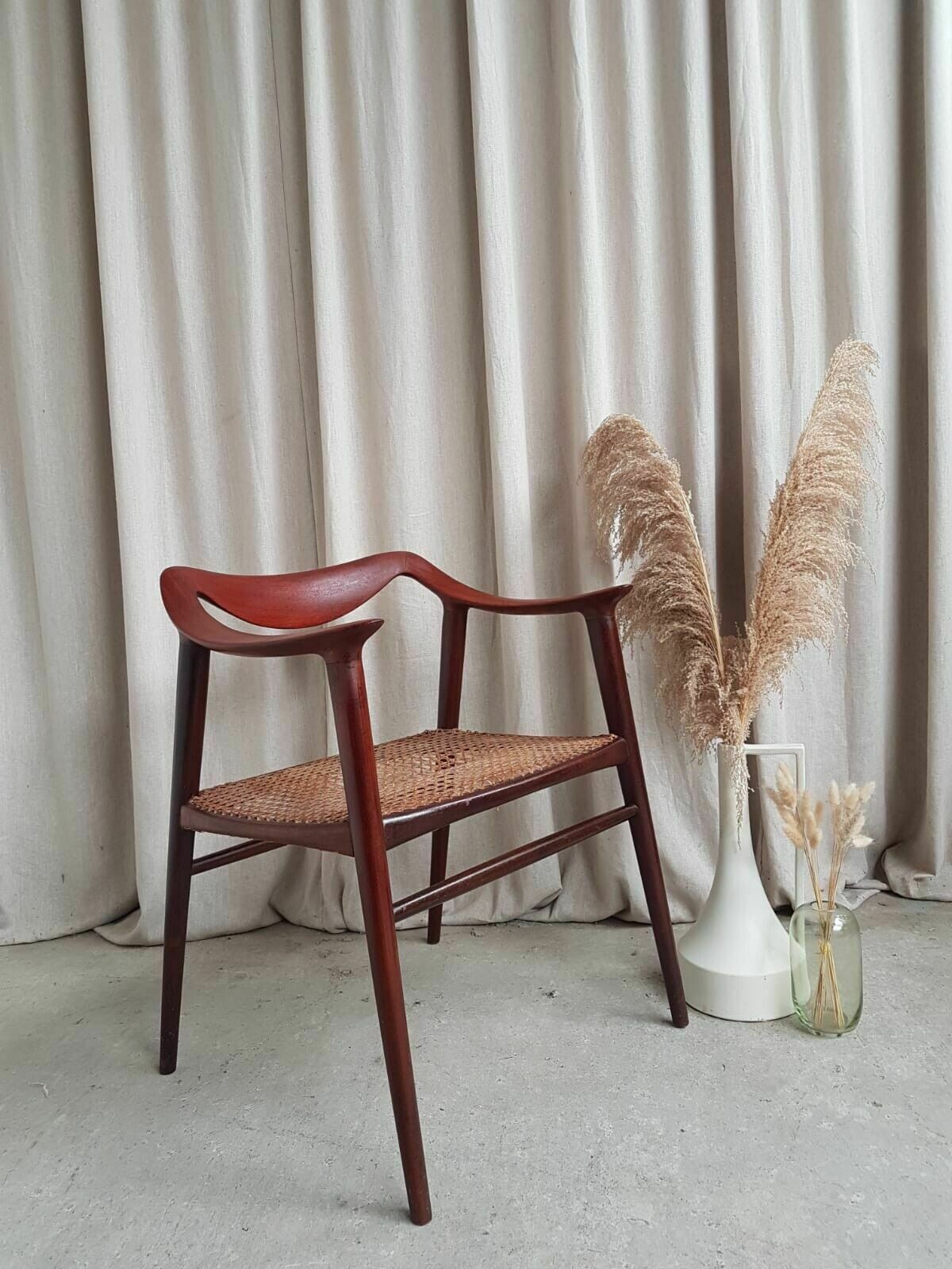 Vtg Mid Century Norwegian Rolf Rastad & Adolf Relling Bambi Chair Armchair