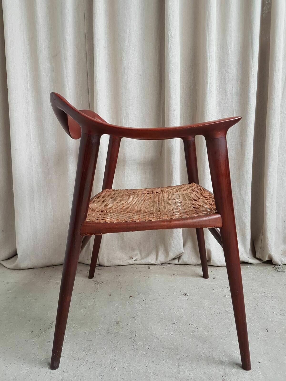 Vtg Mid Century Norwegian Rolf Rastad & Adolf Relling Bambi Chair Armchair photo Furniture