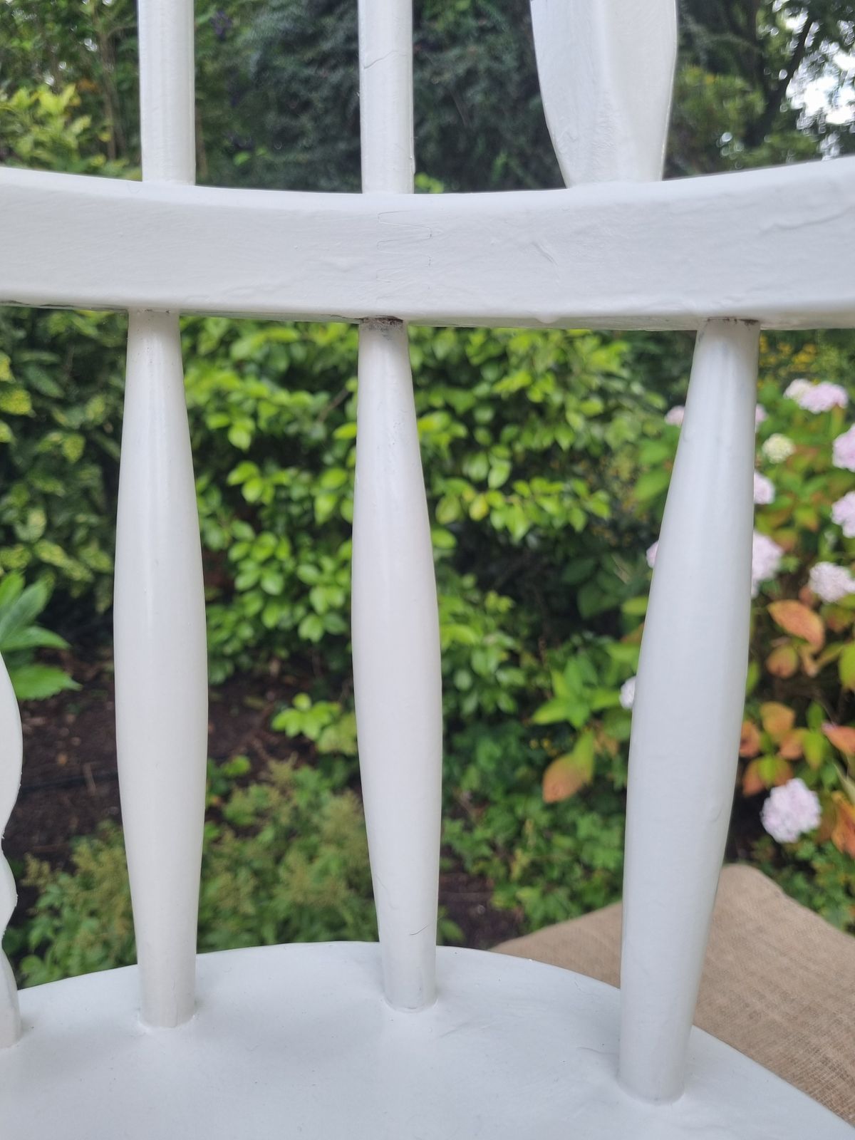 Charming Vintage Cream Rocking Chair For Children photo Furniture
