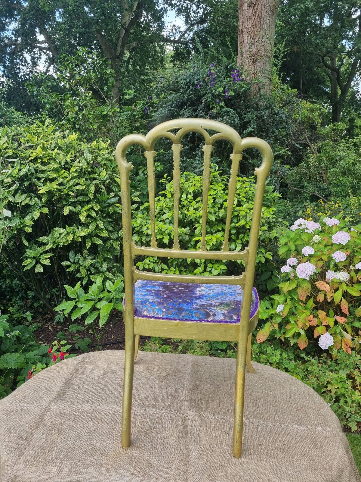 Gold Designers Guild Upholstered Occasional Chair photo for sale