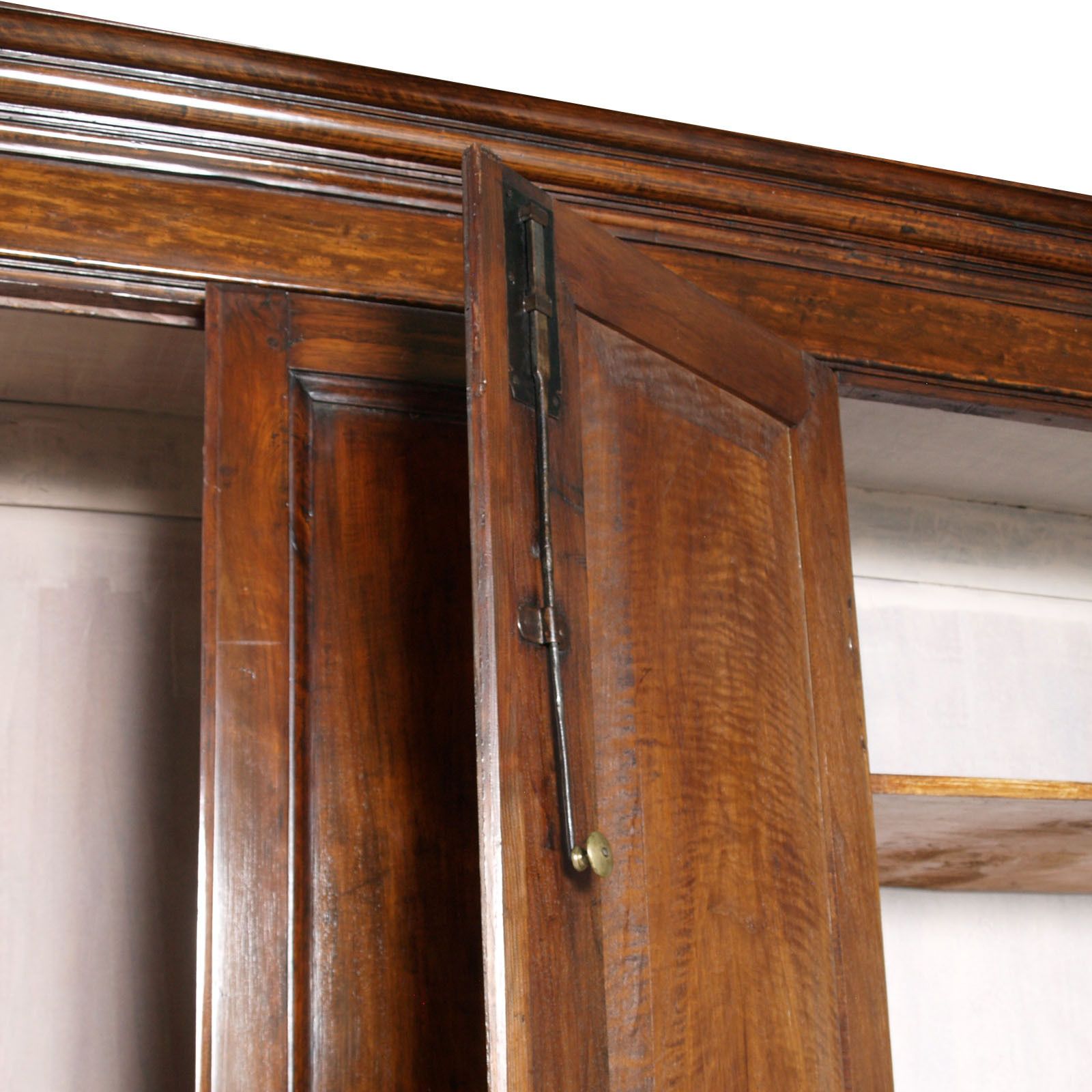 Mid 19th Century Large Neoclassic Wardrobe In Massive Walnut photo for sale