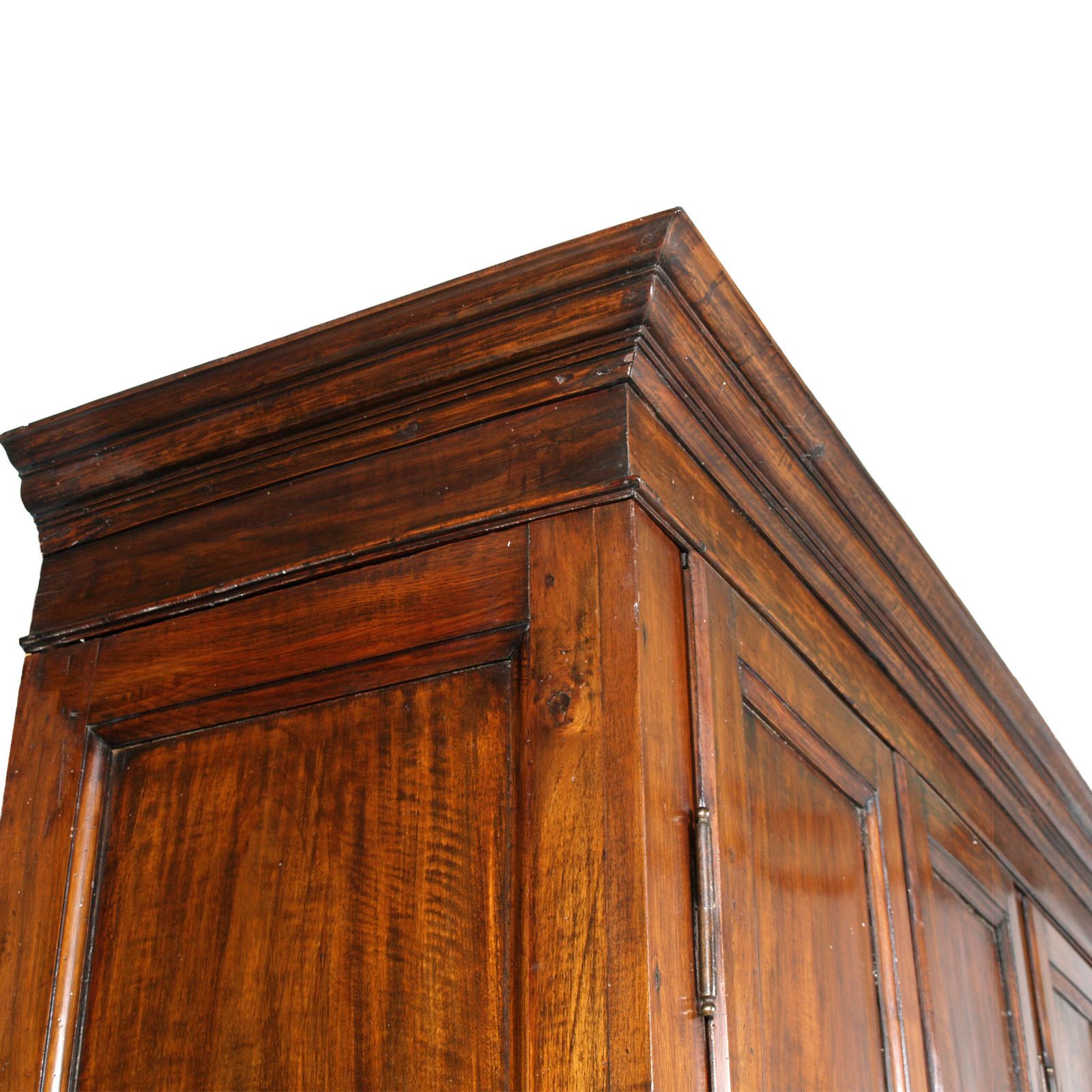 Mid 19th Century Large Neoclassic Wardrobe In Massive Walnut photo vinterior