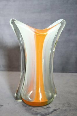 photo for sale Large Vintage Italian Vase In Murano Art Glass, 1960s