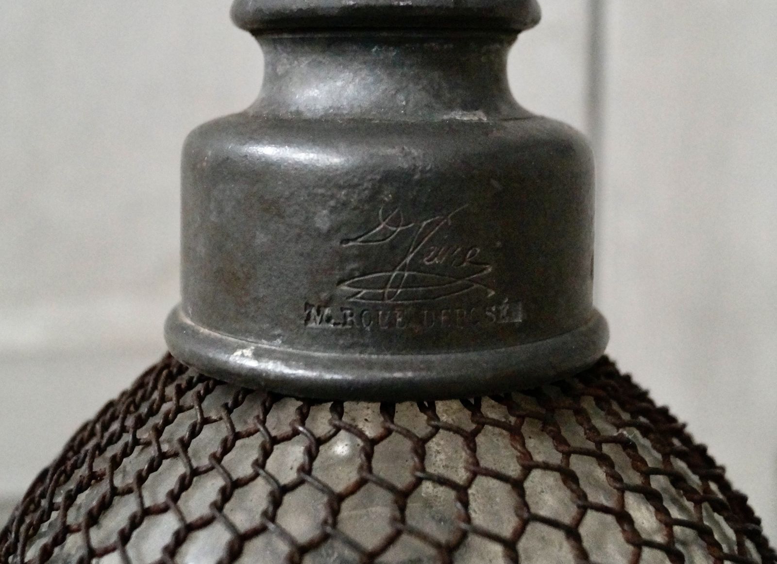 Antique French ‘Double Gourd’ Soda Syphon photo buy