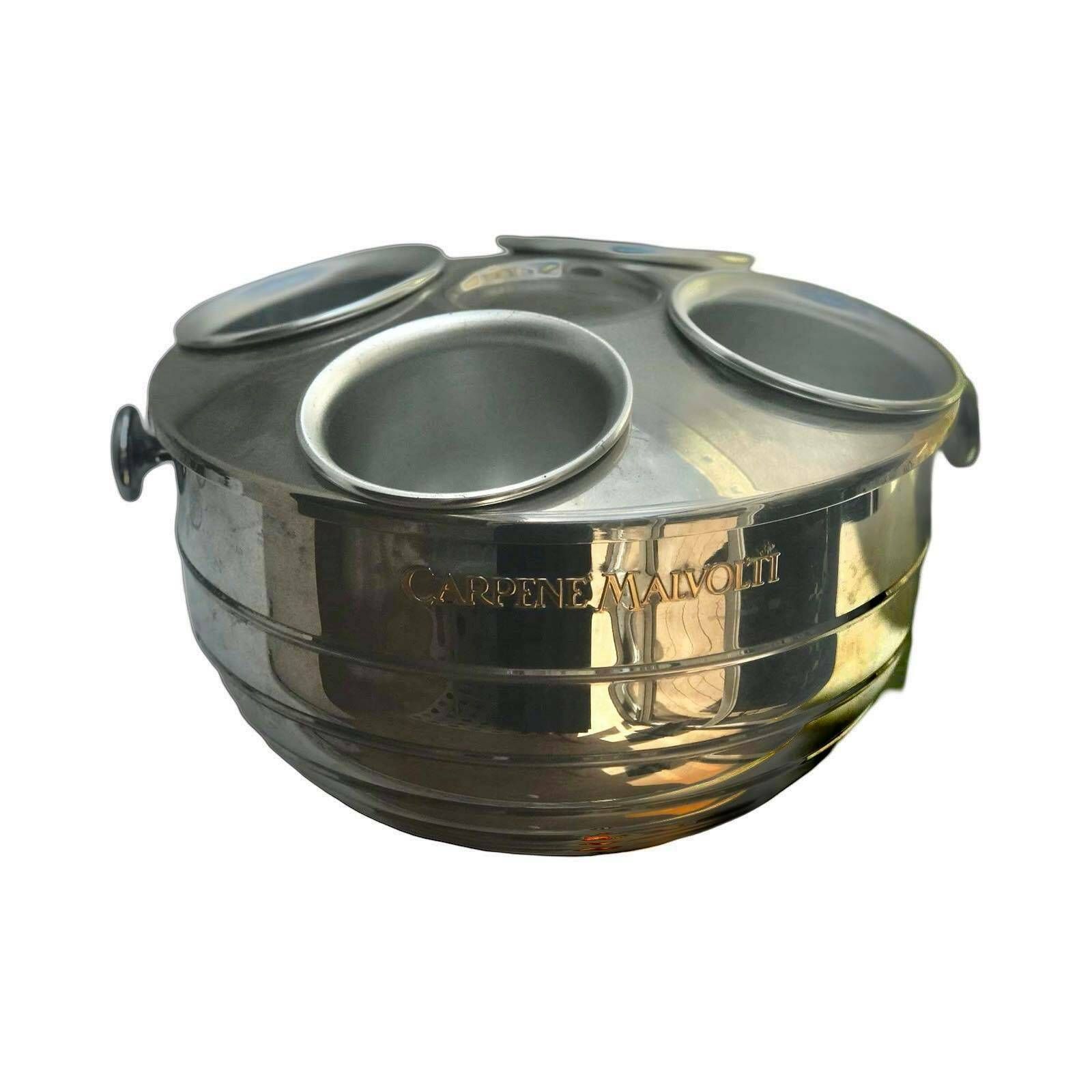 Champagne Bucket Xl Large 4 Bottles Stainless Steel Bar Cart Decor Christmas Table Wine Chiller Cooler Gift For Wedding Gift Man Cave photo vinterior