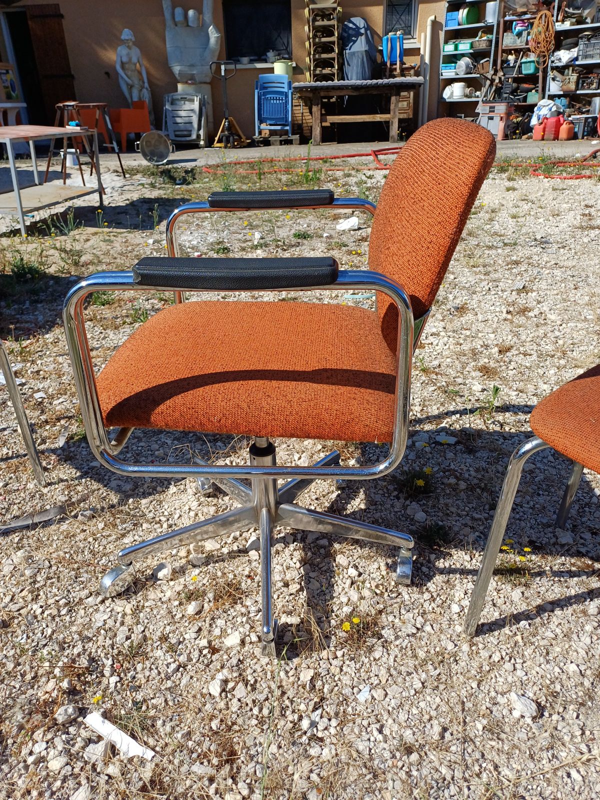 Furniture Armchair And 2 Vintage Chairs Eurosit photo
