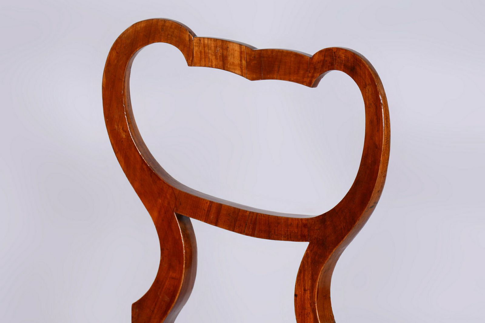 Restored Biedermeier Chair, Walnut Vener, Rattan, Polish, Austria, 1830s photo buy