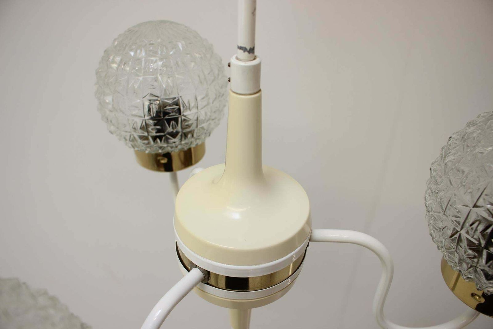 Mid Century Chandelier By Instala Jilove U Decina, 1960's, Czechoslovakia photo buy