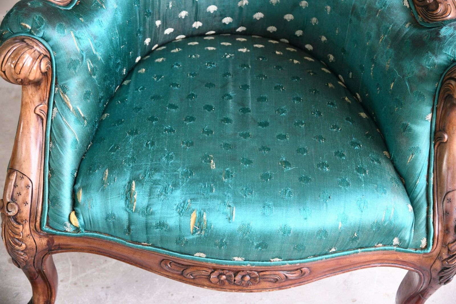 photo for sale Upholstered French Style Chair
