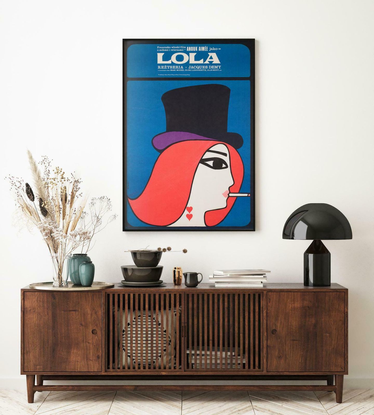 Lola 1967 Polish A1 Film Poster, Maciej Hibner photo furniture