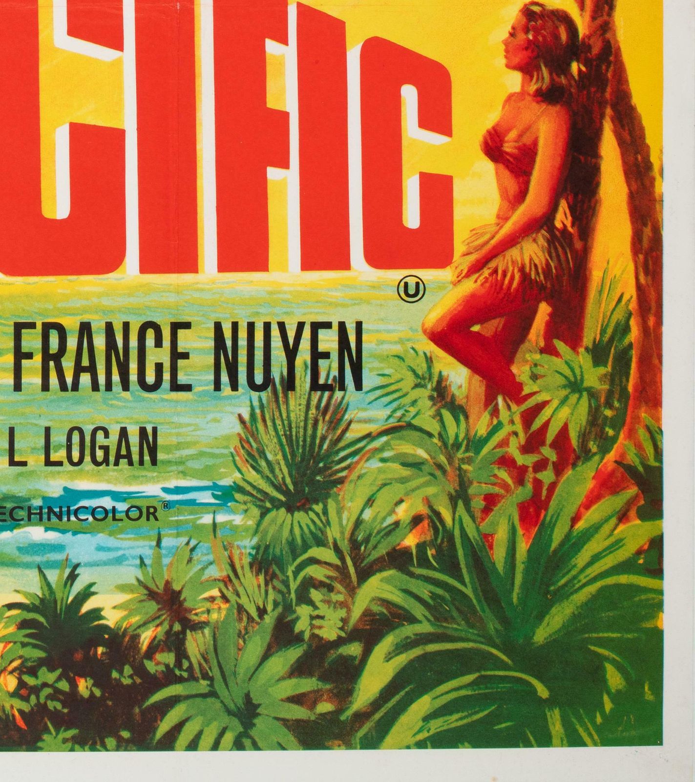 South Pacific R1960s Uk Quad Film Poster, Tom Chantrell photo vintage