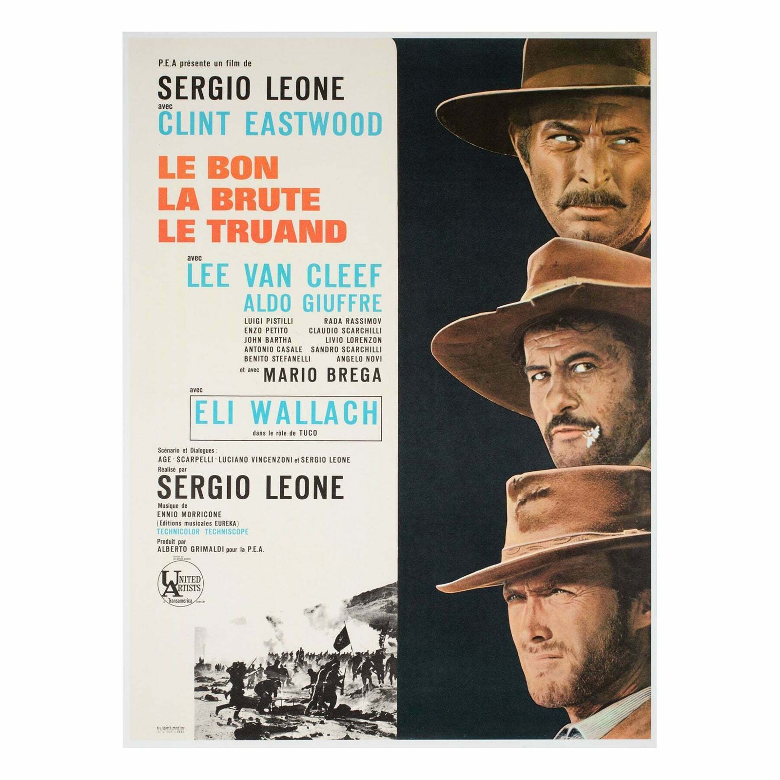 The Good, The Bad And The Ugly 1968 French Moyenne Film Poster