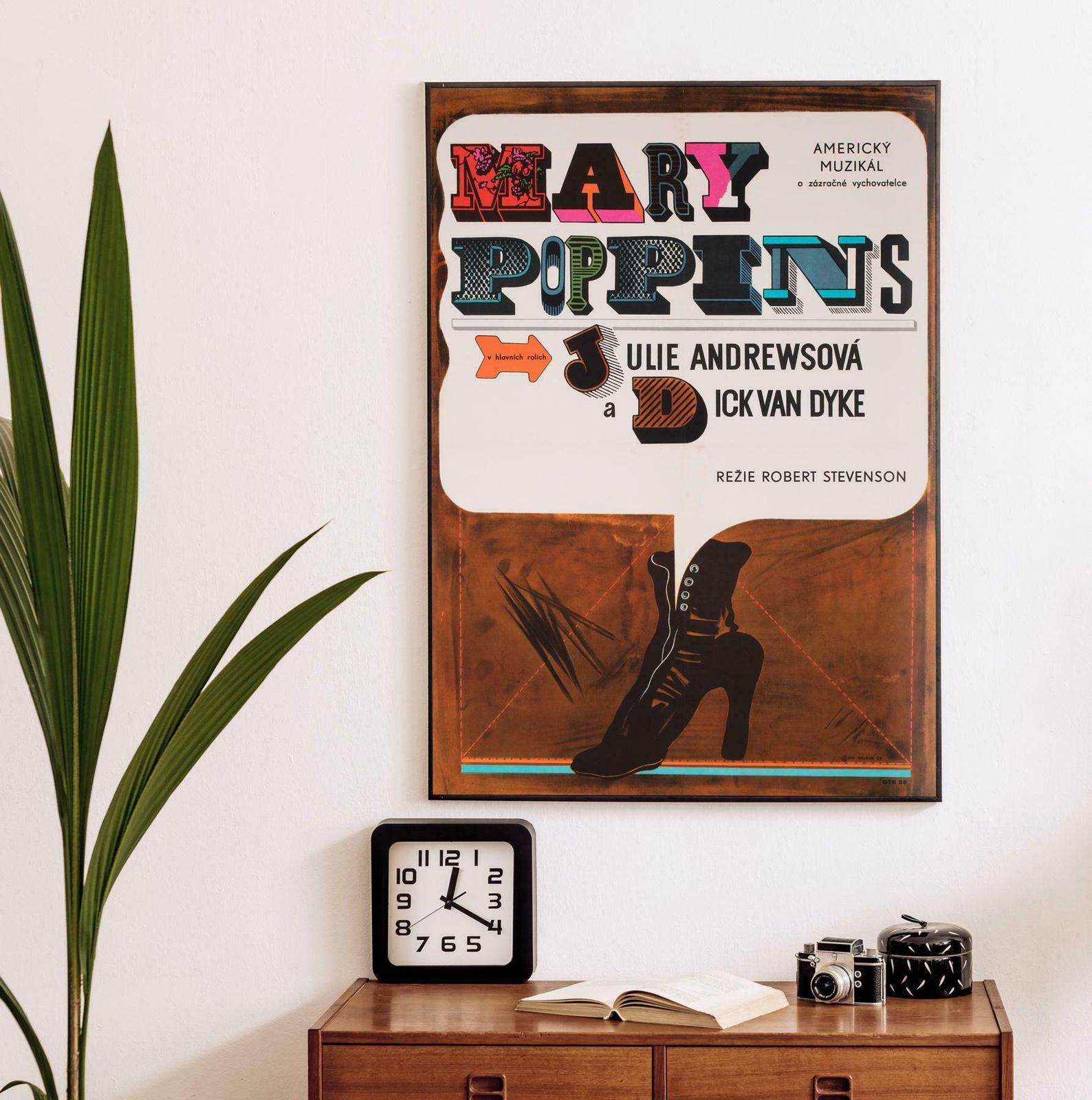 Mary Poppins 1969 Czech A1 Film Poster, Eva Galova photo furniture