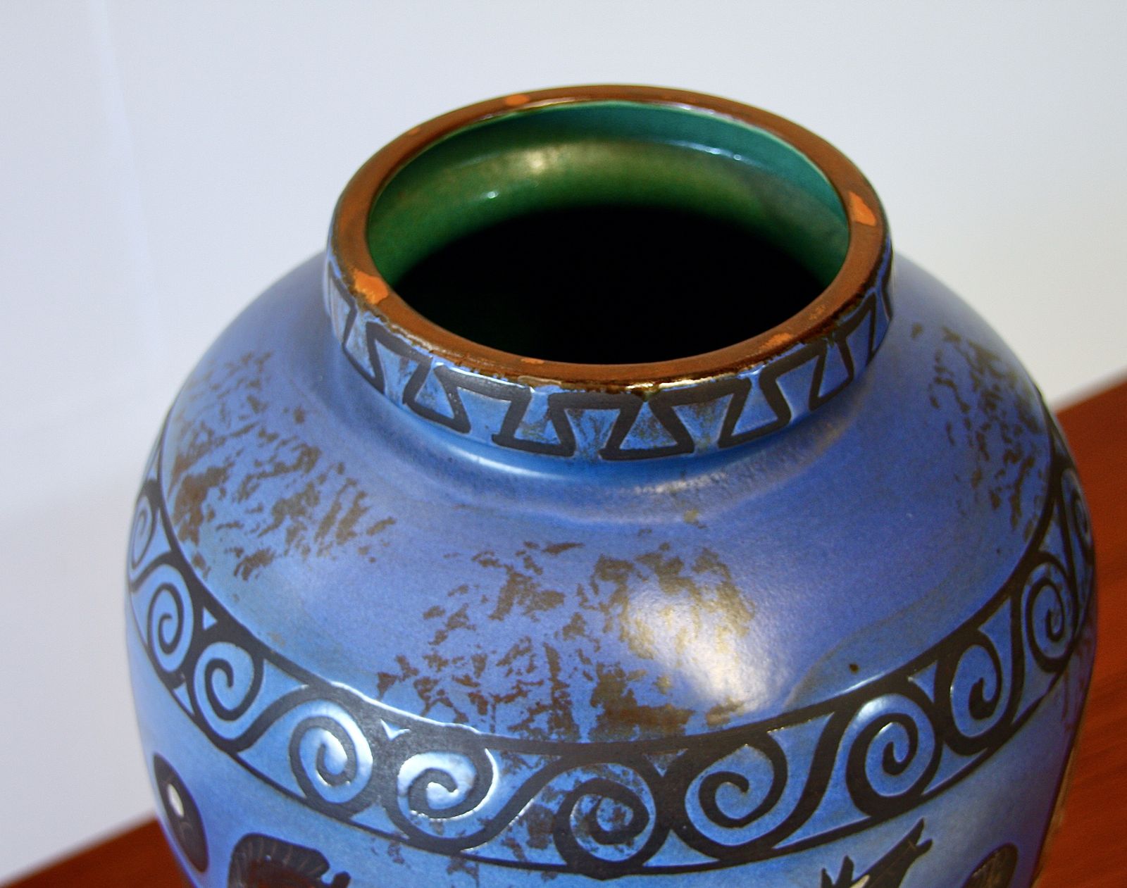 Hans Welling West German Pergamon Floor Vase For Ceramano 106/2 photo 295.0
