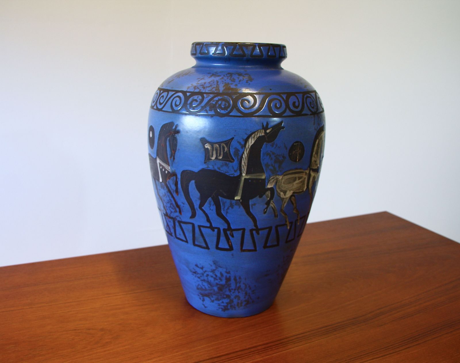 Hans Welling West German Pergamon Floor Vase For Ceramano 106/2 photo vinterior