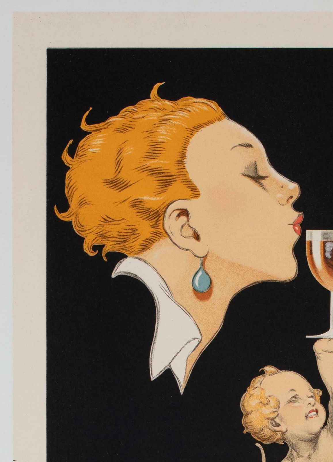Porto Ramos C1920 French Alcohol Advertising Poster, Rene Vincent photo for sale