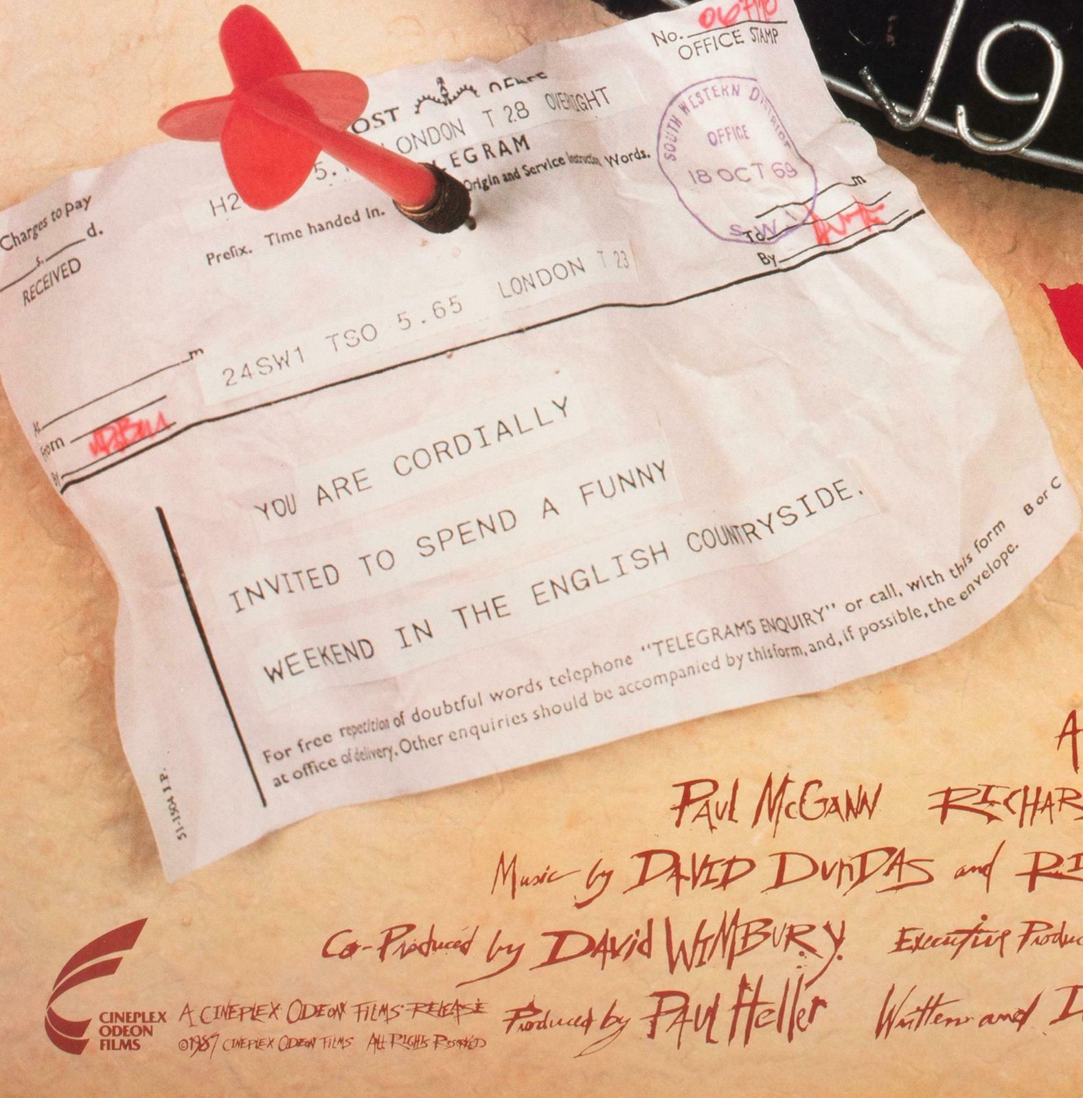 Withnail And I 1987 Us 1 Sheet Film Poster, Ralph Steadman photo buy