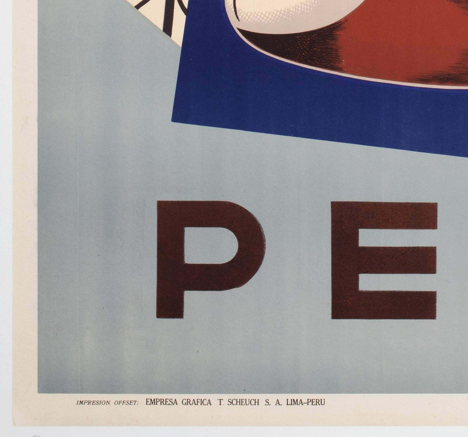 Peru C1950s Travel Advertising Poster, Sabino Springett photo buy