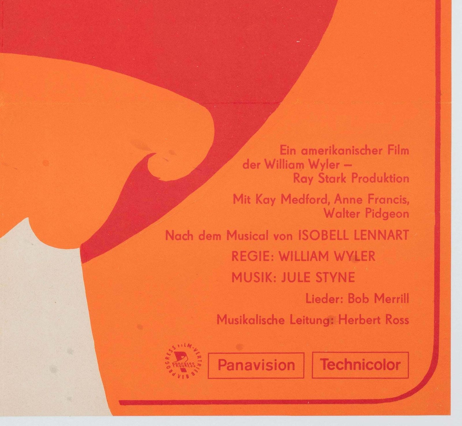Funny Girl 1970 East German A1 Film Movie Poster, Roeder photo vintage