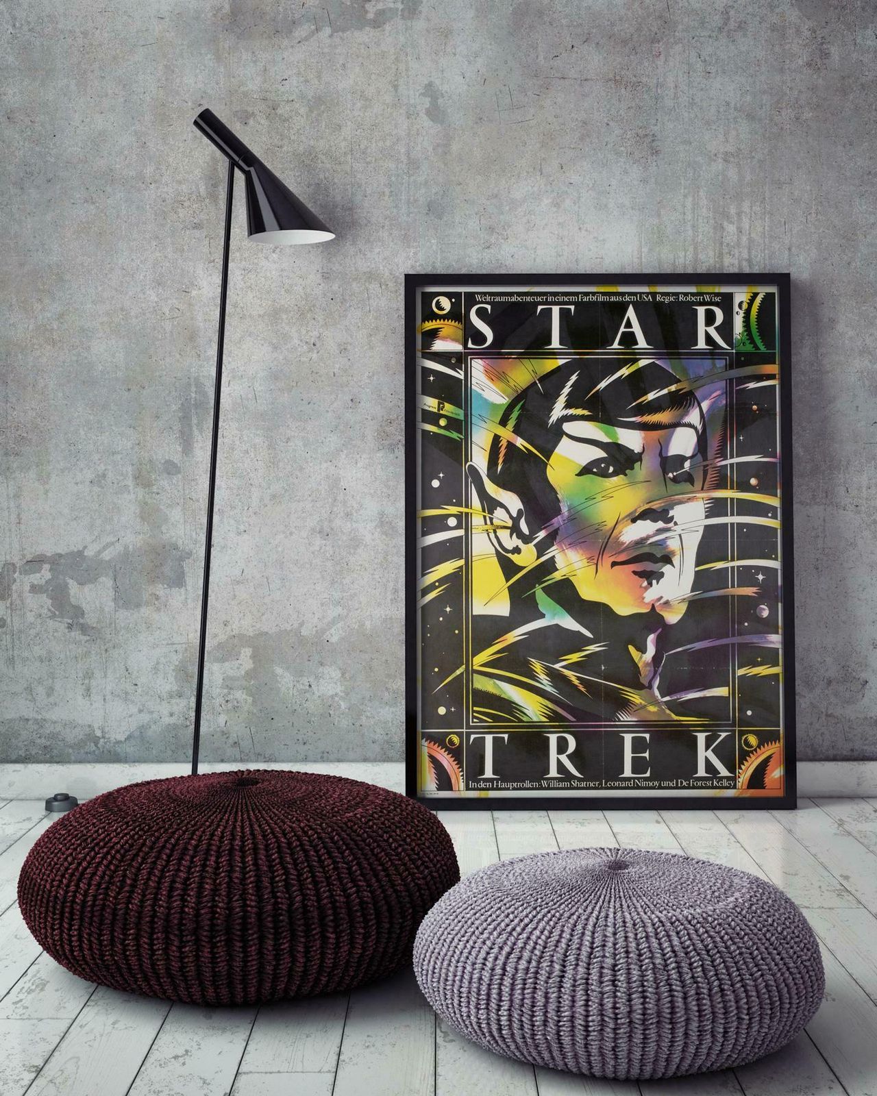 Star Trek Original East German Film Movie Poster, 1985, Schulz Ilabowski photo furniture