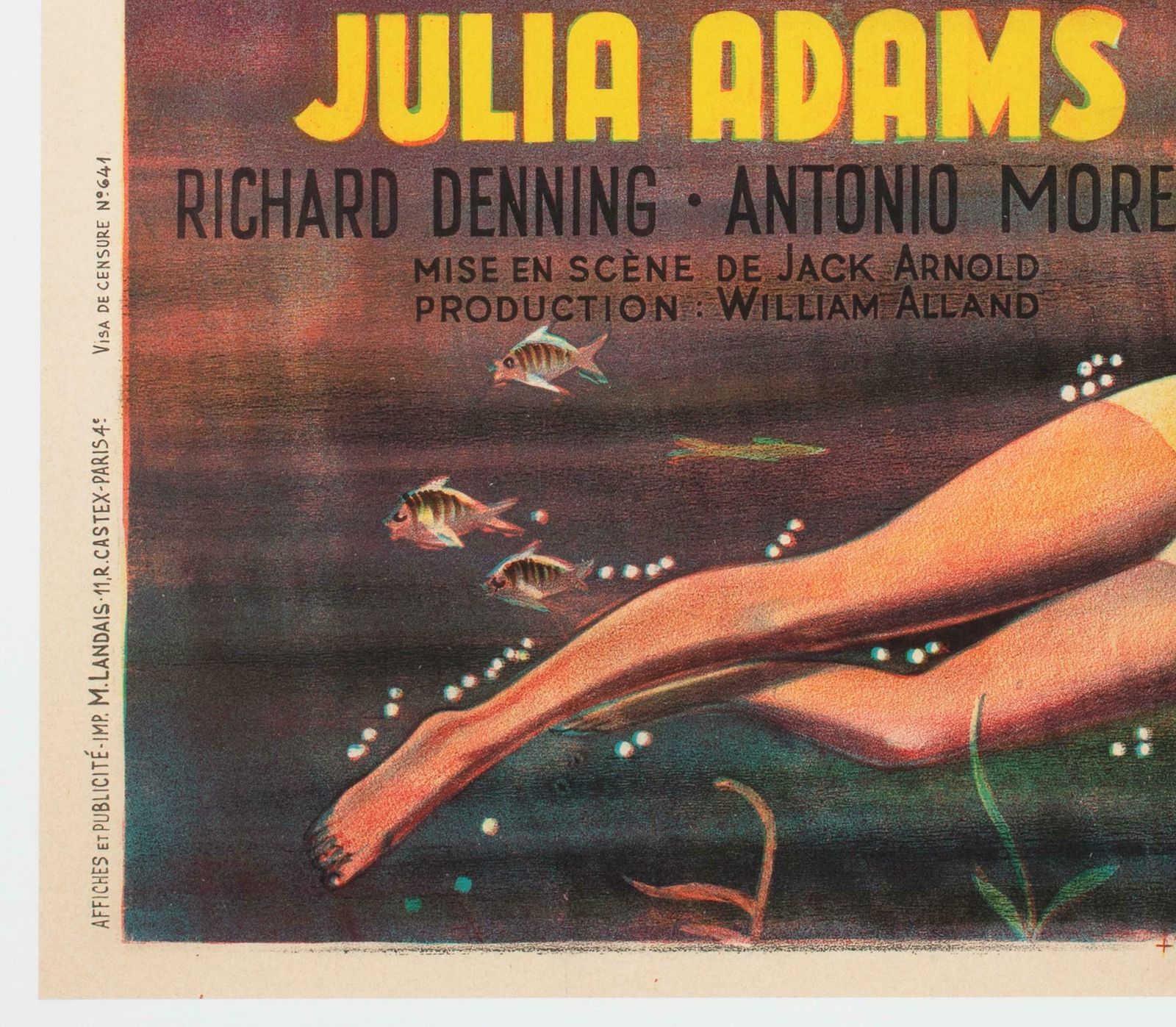 Creature From The Black Lagoon R1962 French Moyenne Film Poster photo buy