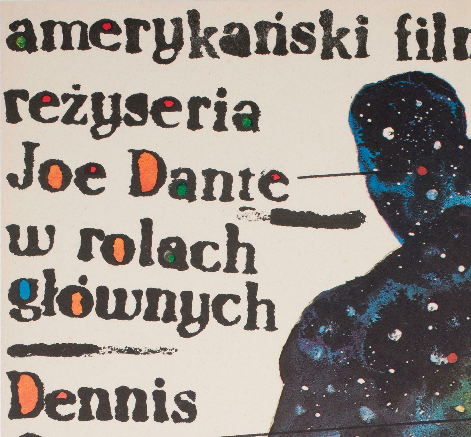 Innerspace 1989 Polish B1 Film Poster, Andrzej Pagowski photo for sale
