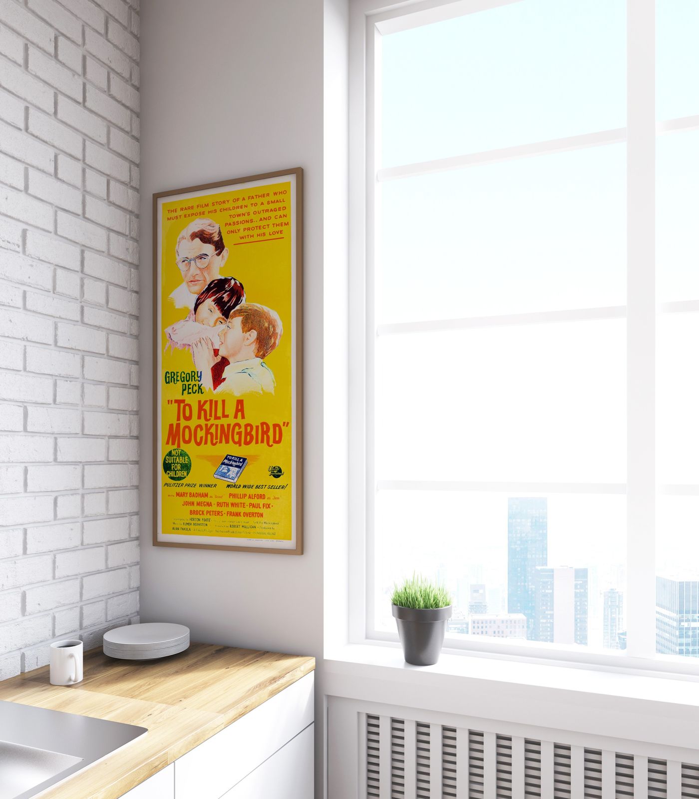 'To Kill A Mockingbird' Original Vintage Australian Daybill Film Poster, 1964 photo for sale