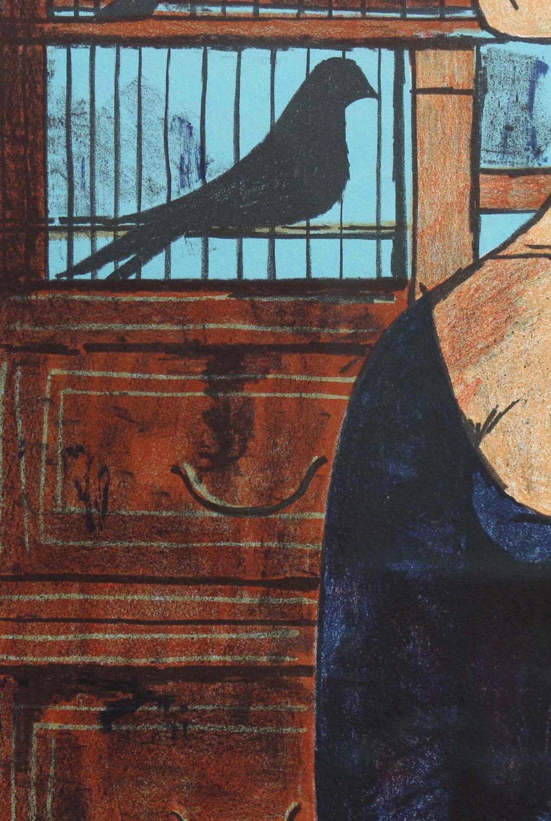 816.0 'Melancholic Muses VI' By Vicenç Caraltó (Circa 1960s) photo