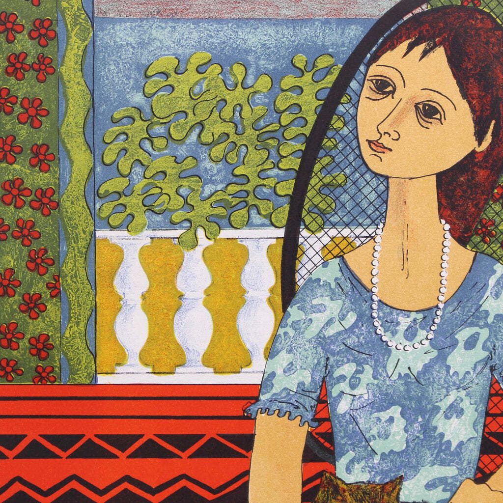 'Melancholic Muses III' By Vicenç Caraltó (Circa 1960s) photo vintage