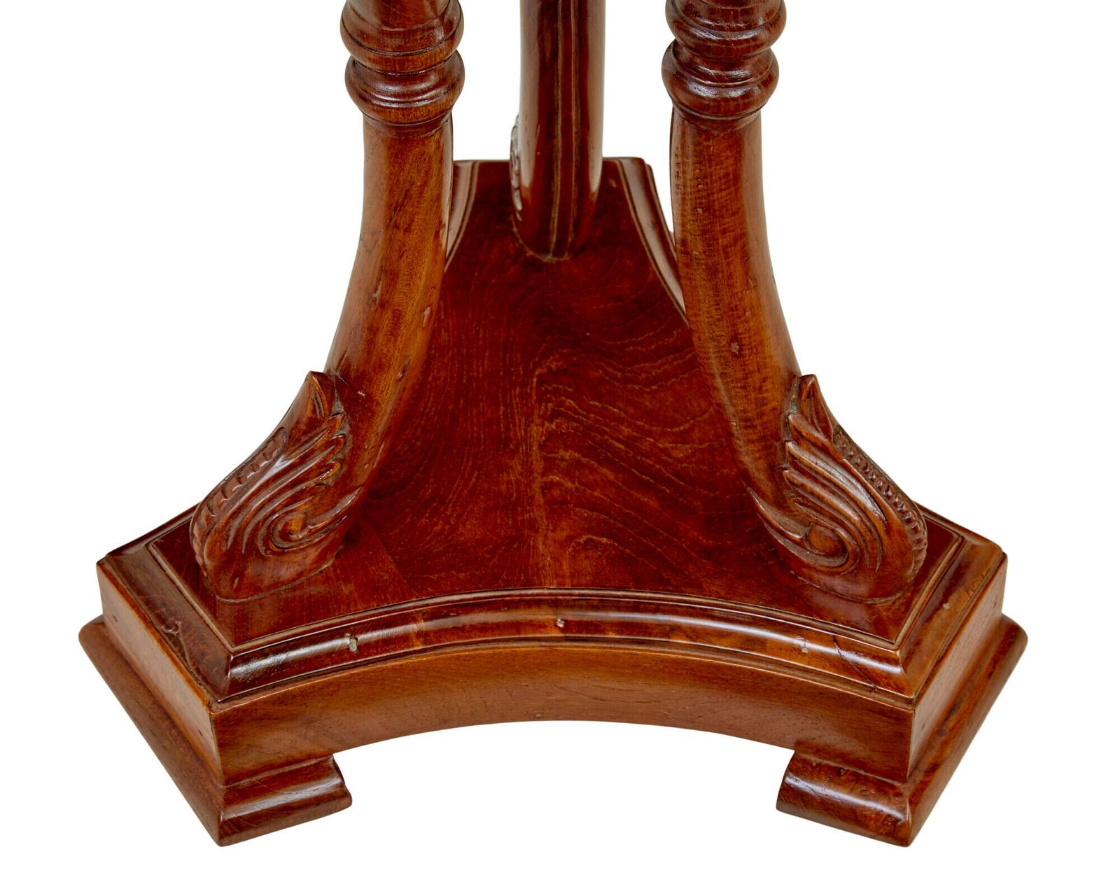 Early 20th Century Carved Teak Side Table photo Furniture