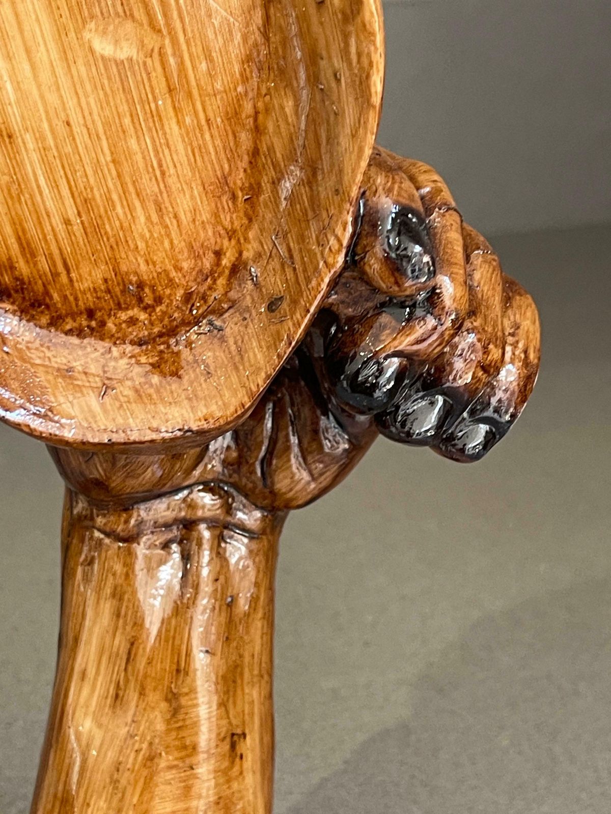 photo for sale Wooden Sculptures Book End Set Of 3 Thinking Decorative Figurine Of Book Holders