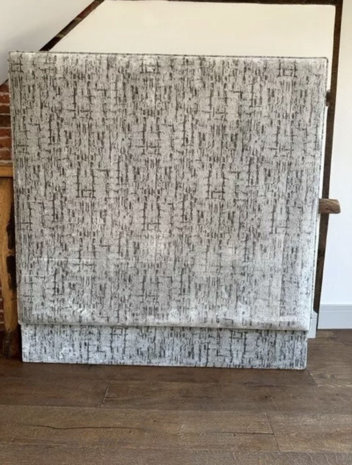 Custom Handmade Upholstered With A Designer Velvet That Has Very Subtle Metallic Flecks Tall Double Headboard