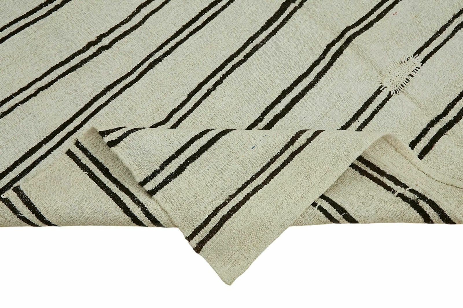 photo furniture 7x12 White Hemp Kilim Rug   44924