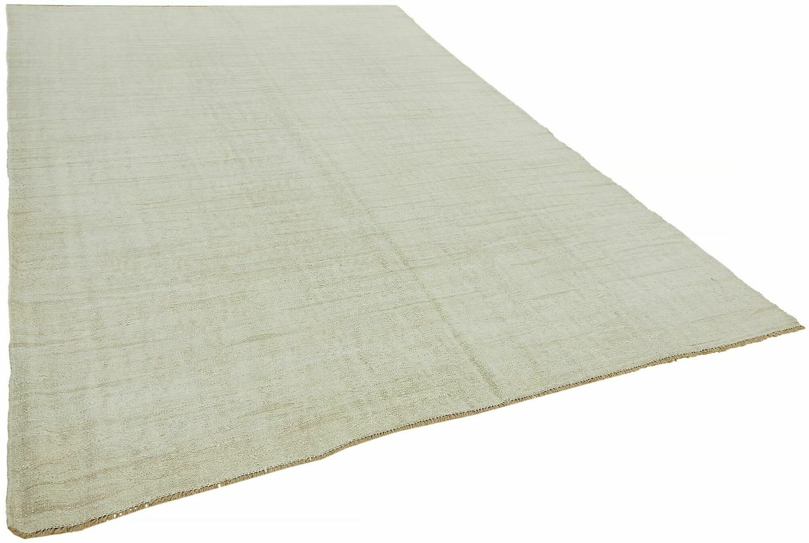 8x11 White Hemp Kilim Rug   44922 photo Textiles