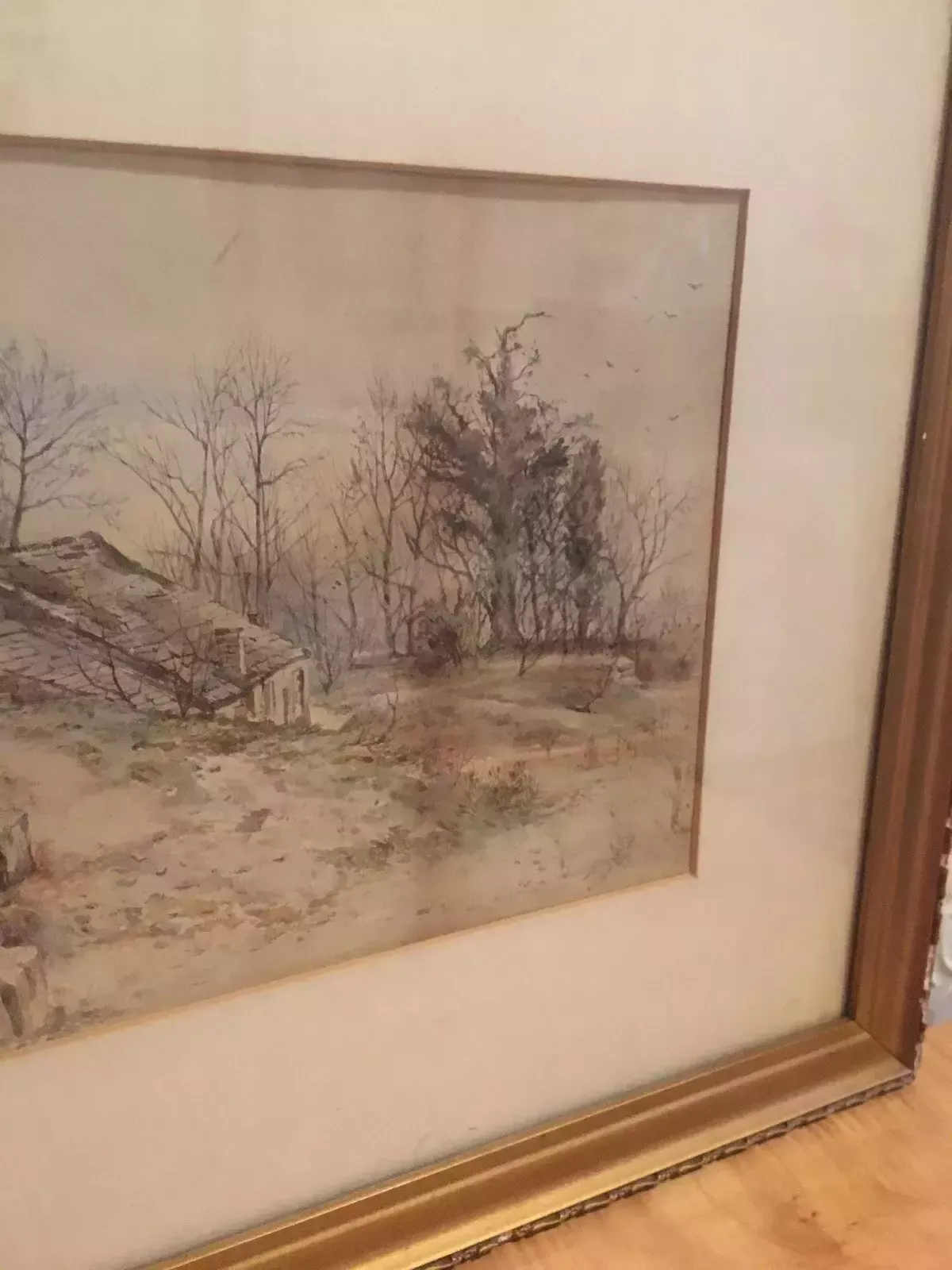 John Gutteridge Sykes 1866 1941 Antique Watercolour Painting English Landscape photo buy