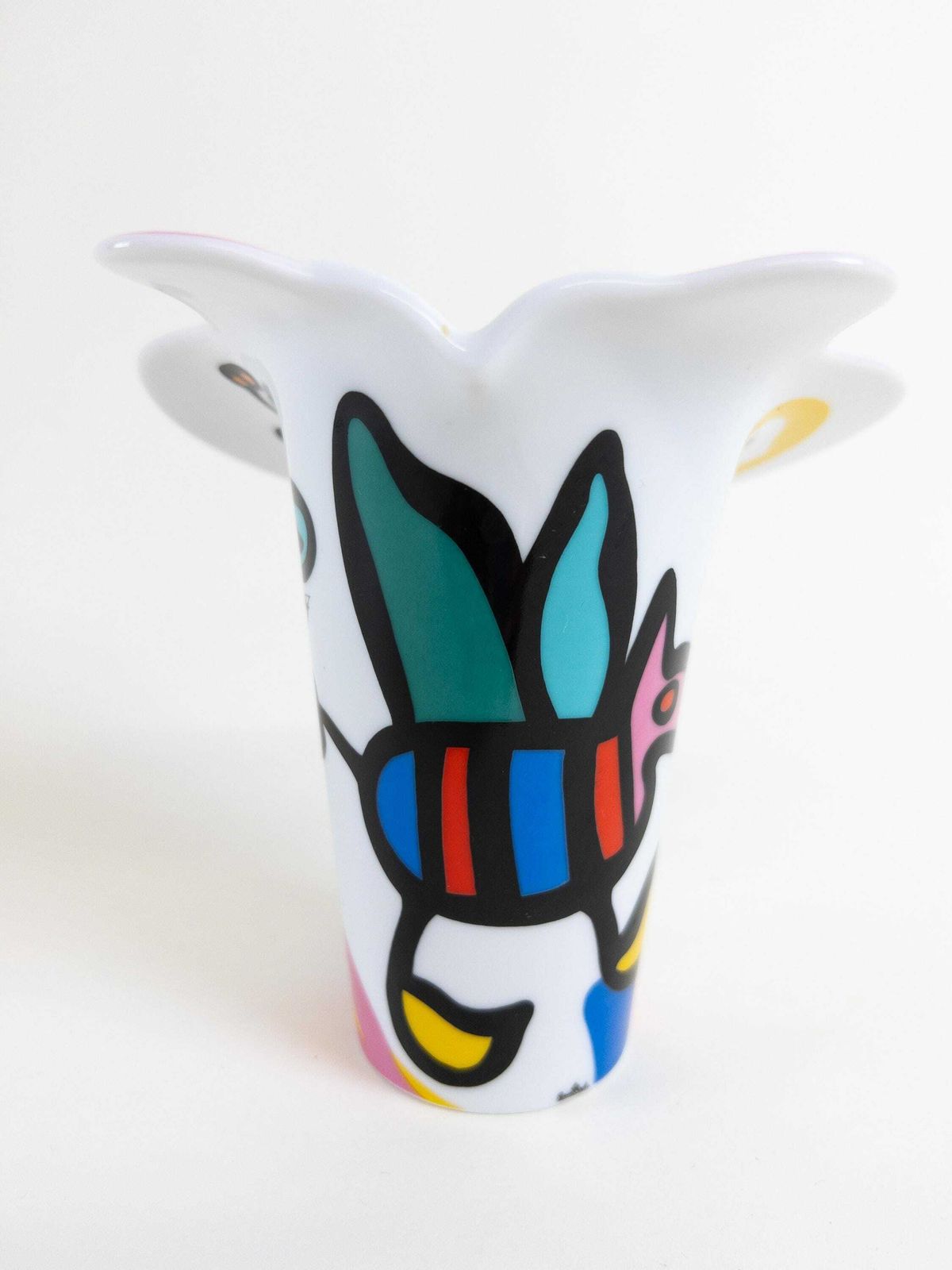 Florinda Series Vase By Maarten Vrolijk For Rosenthal Studio Line   90s Porcelain Vase photo vintage