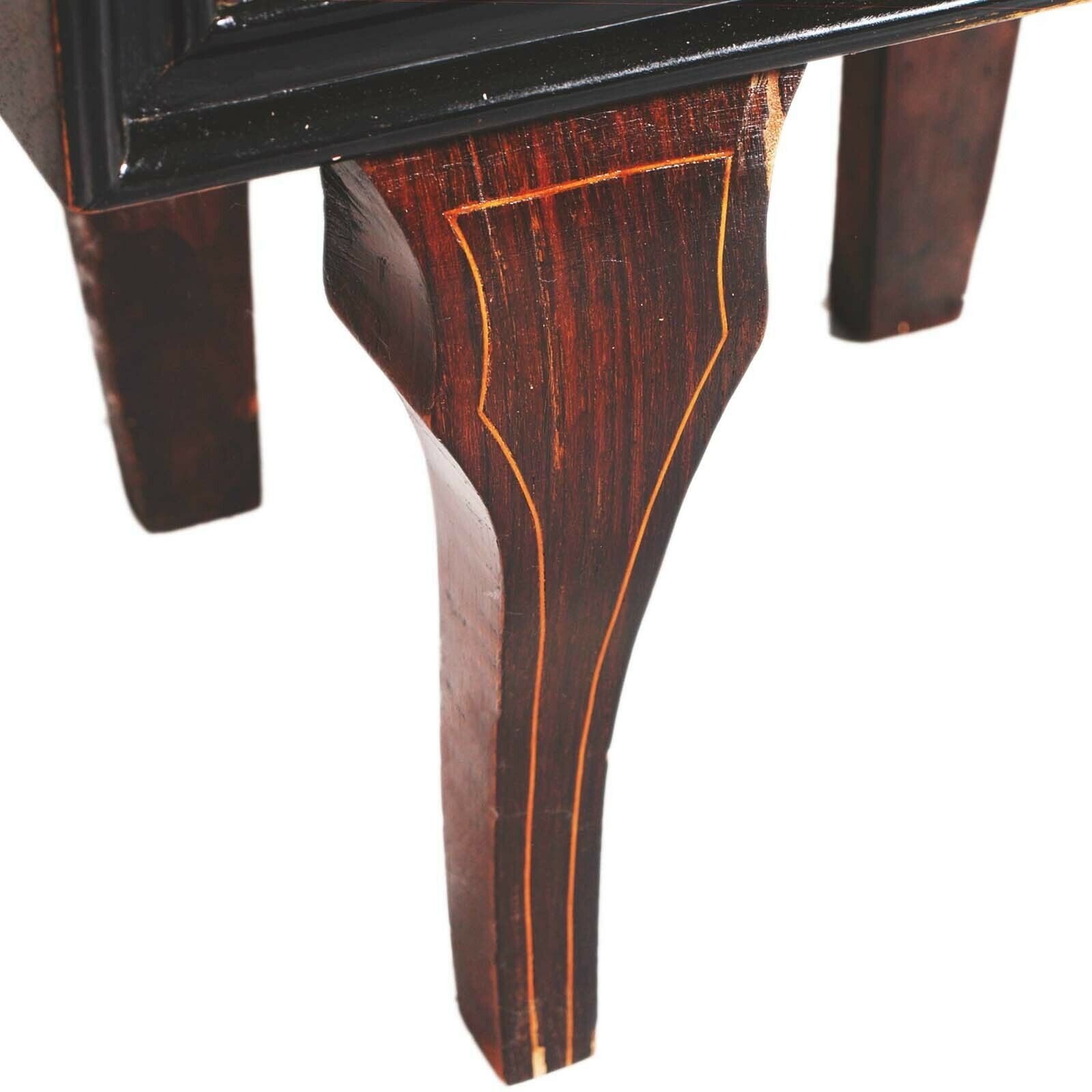 Early 20th Century Pair Of Art Decò Nightstands Tables By Testolini & Salviati , Venice photo vintage