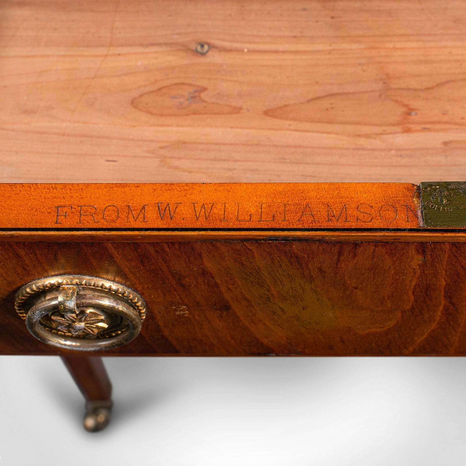 photo for sale Small Antique Pembroke Table, English Satinwood, Occasional, Williamson, Regency