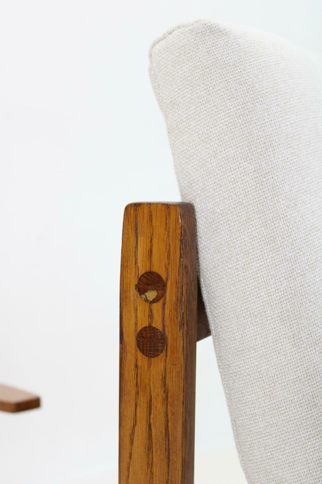 1970s Pair Of Rare Oak Armchairs By Uluv, Czechoslovakia photo Furniture