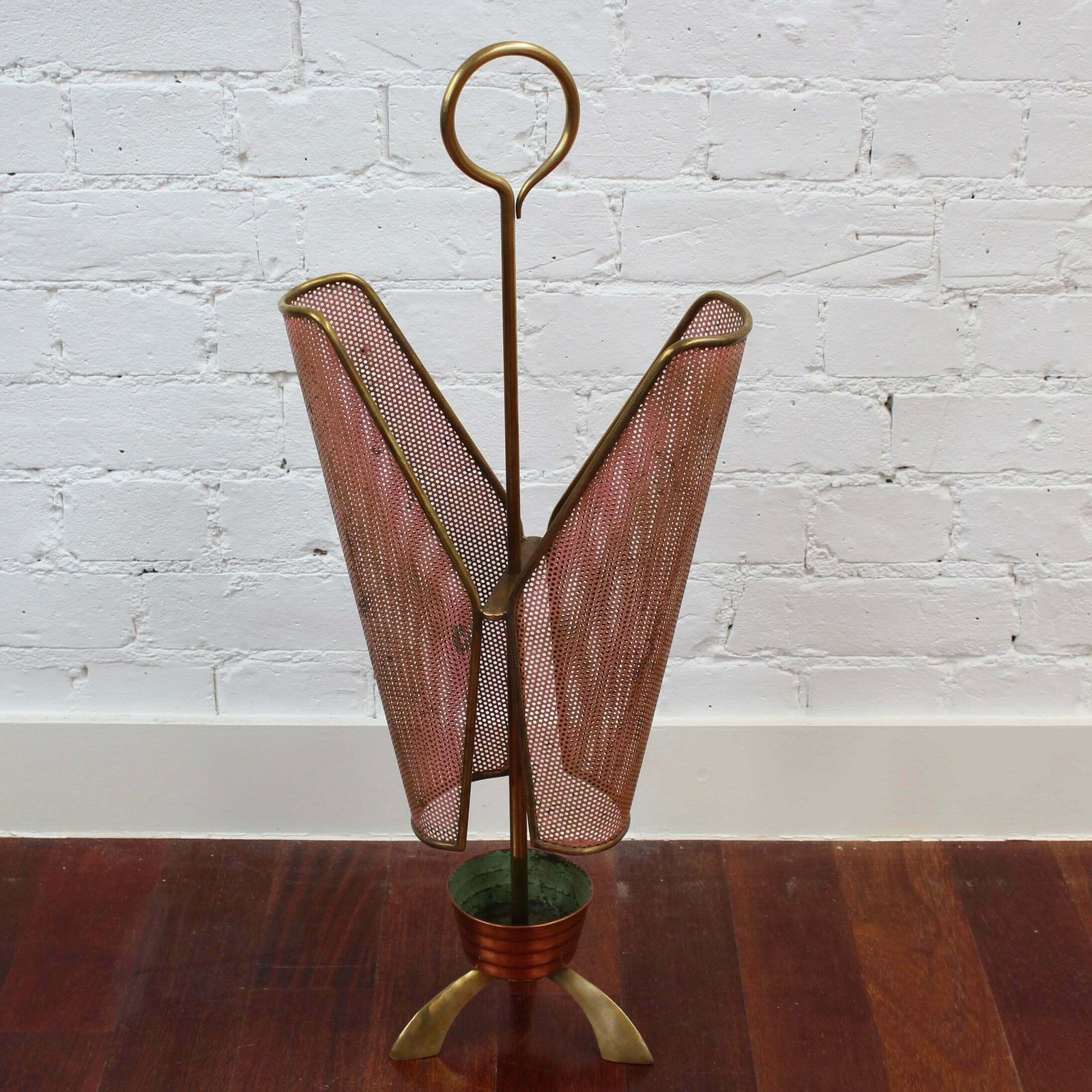Mid Century Italian Umbrella Stand By Cesare Lacca (Circa 1950s) photo furniture