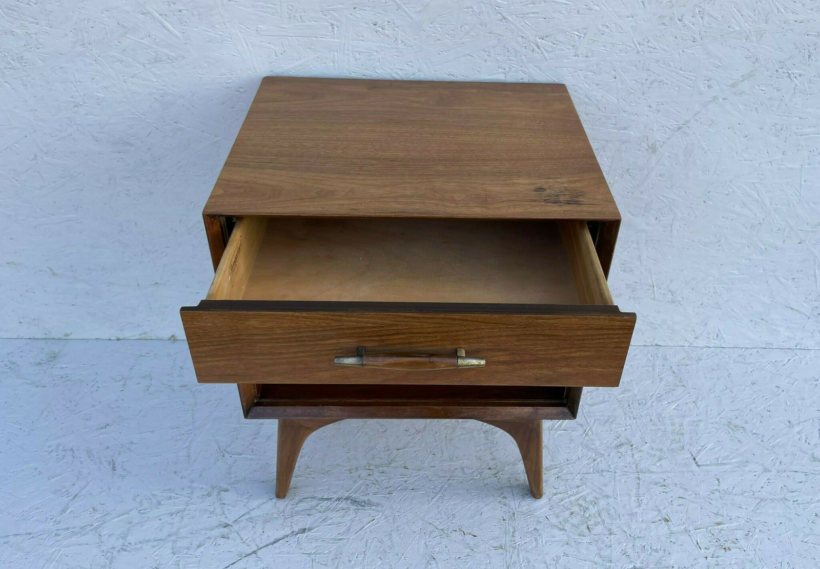 photo furniture Mid Century Hungerford Memphis Bedside Cabinet