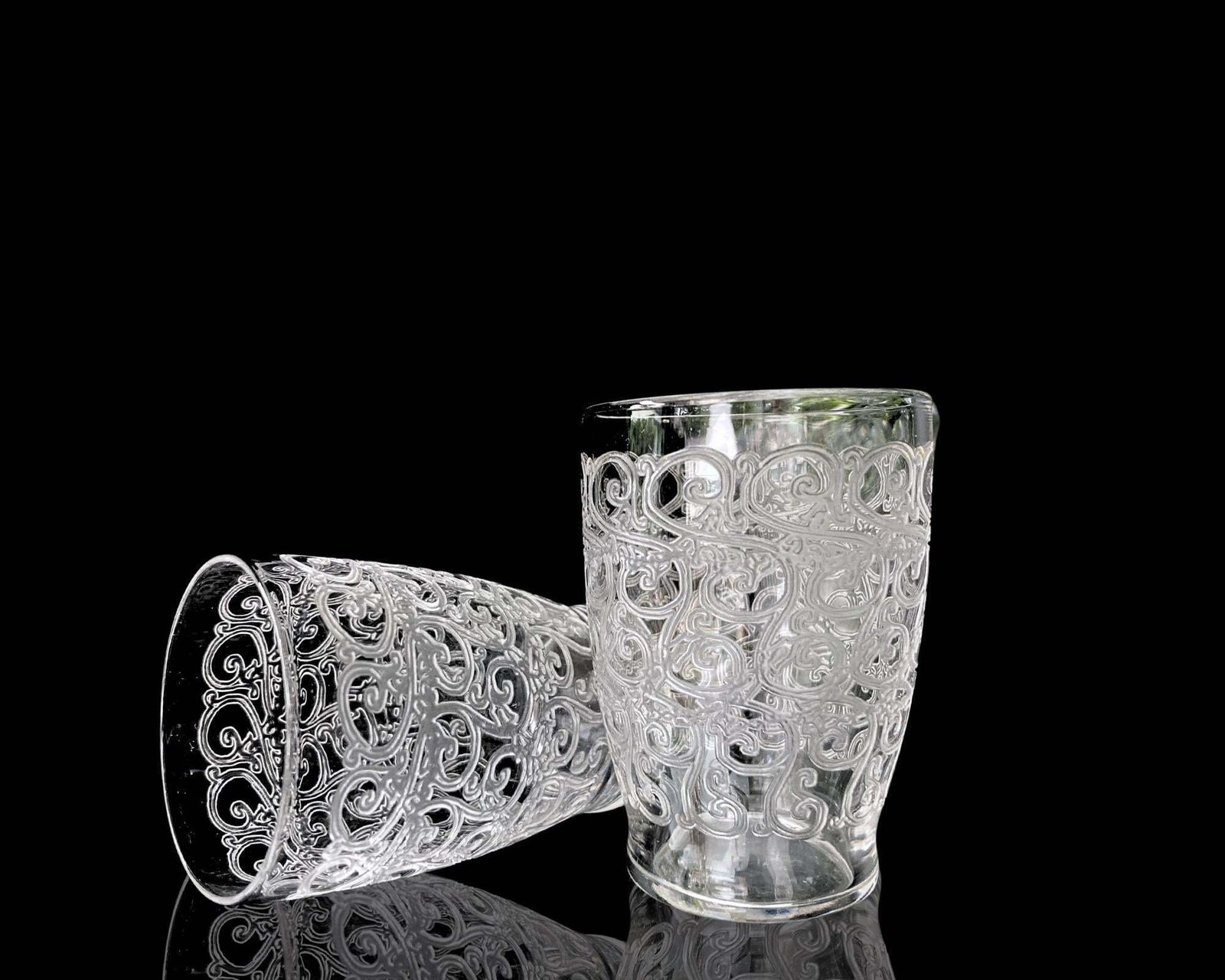 Crystal Whiskey Glasses | 2 Pcs Tasting Glasses | Baccarat Rohan Gouvieux | (Awesome!)