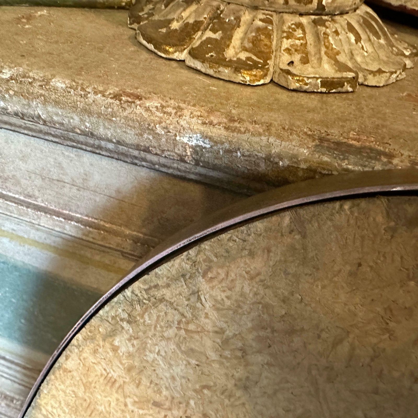 1950s Gio Ponti Style Mid Century Modern Brass Italian Oval Wall Mirror photo Home Decor
