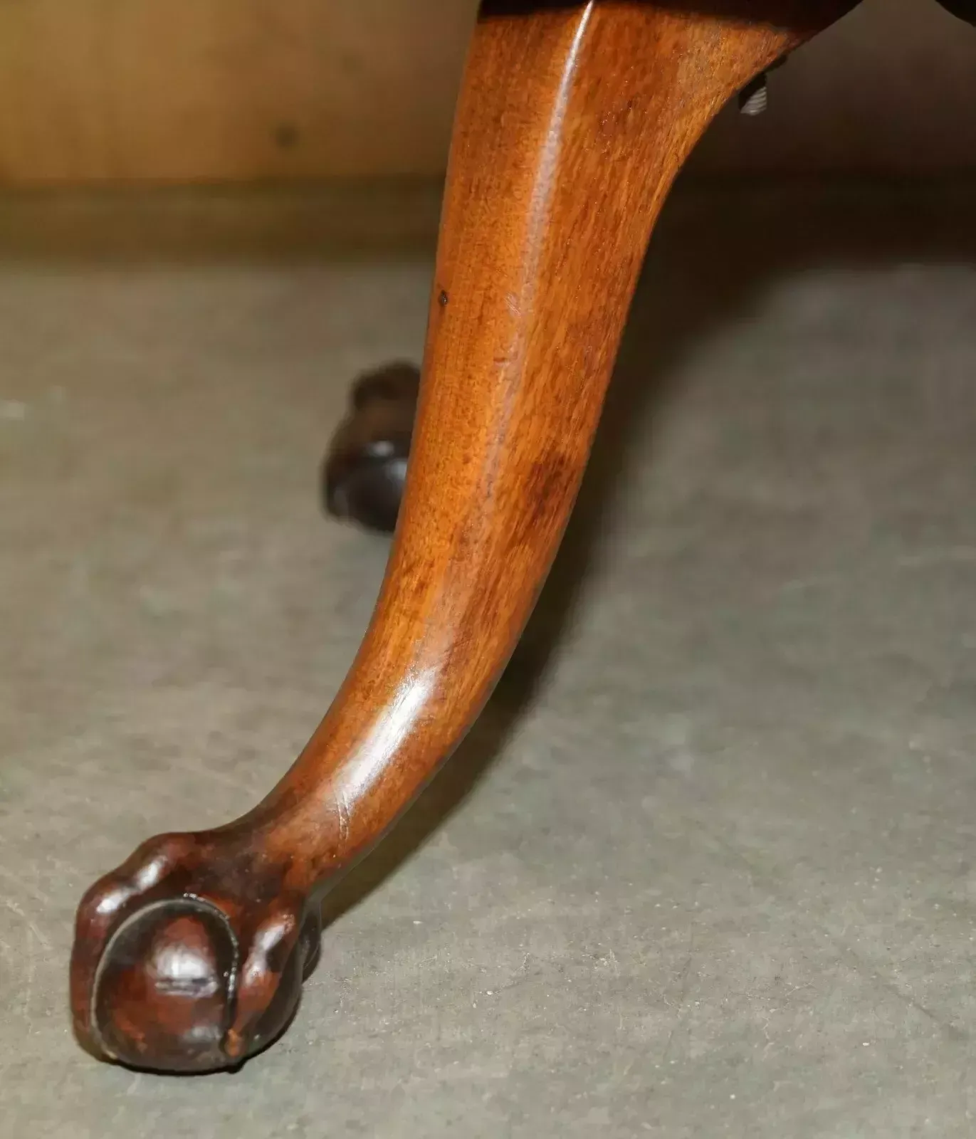 9950.0 Survivor Of 1940 German Air Raid Restored Victorian Chesterfield Captains Chair photo