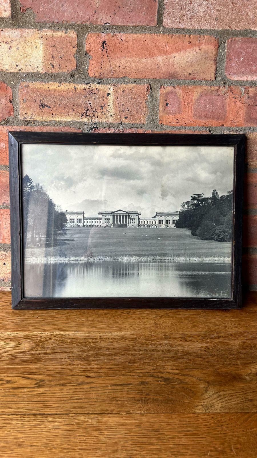 Antique Framed Photograph Of National Trust   Stowe Gardens photo furniture
