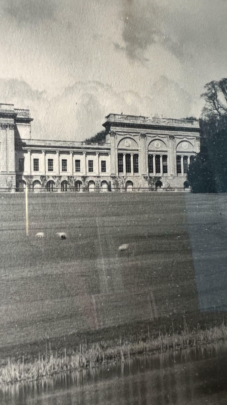 Antique Framed Photograph Of National Trust   Stowe Gardens photo Art