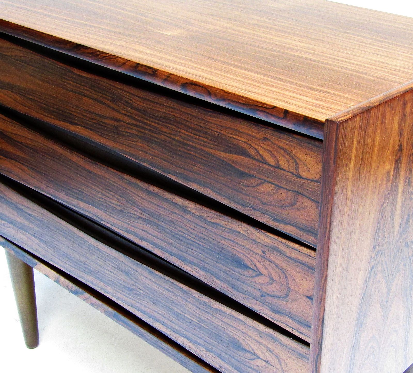 photo for sale 1960s Danish "Spekter" Side Chest In Rosewood By Fredrik Kayser