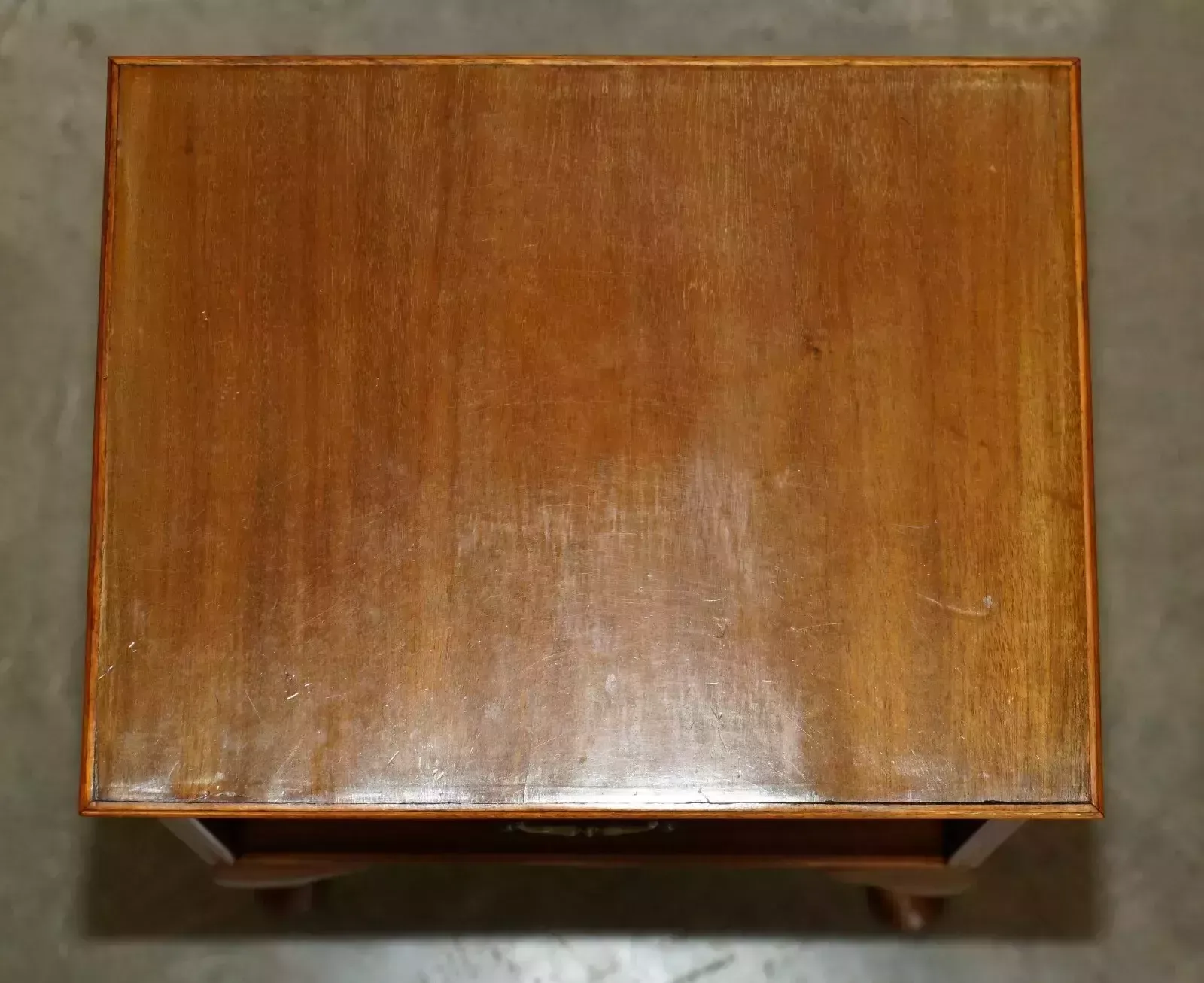 Pair Of Mid Century Modern Beech & Walnut Bedside Side End Lamp Wine Tables photo Furniture