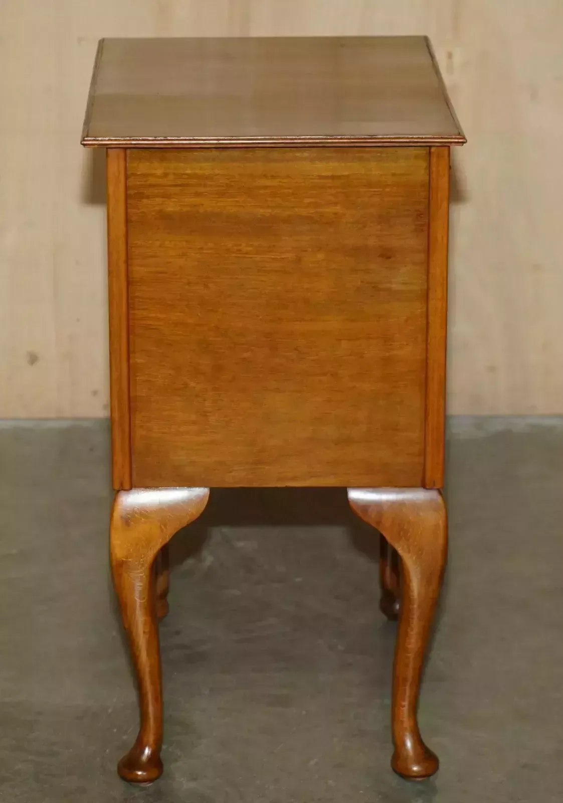 Furniture Pair Of Mid Century Modern Beech & Walnut Bedside Side End Lamp Wine Tables photo