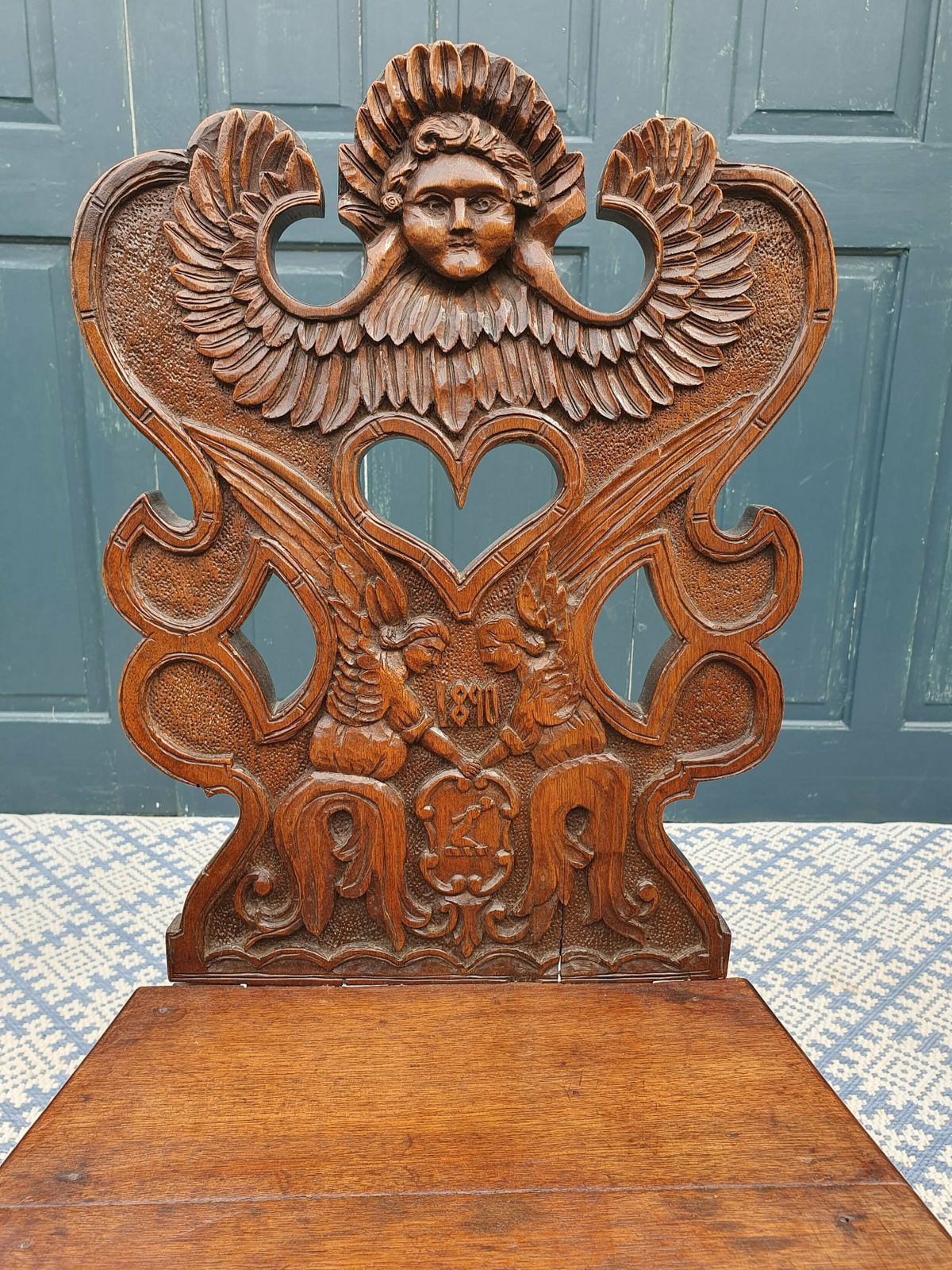 Arts And Crafts Hall Chair, 1800s photo 275.0